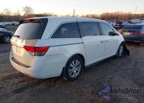 2014 Honda Odyssey Ex-L z USA, uszkodzony, nr VIN 5FNRL5H69EB079259